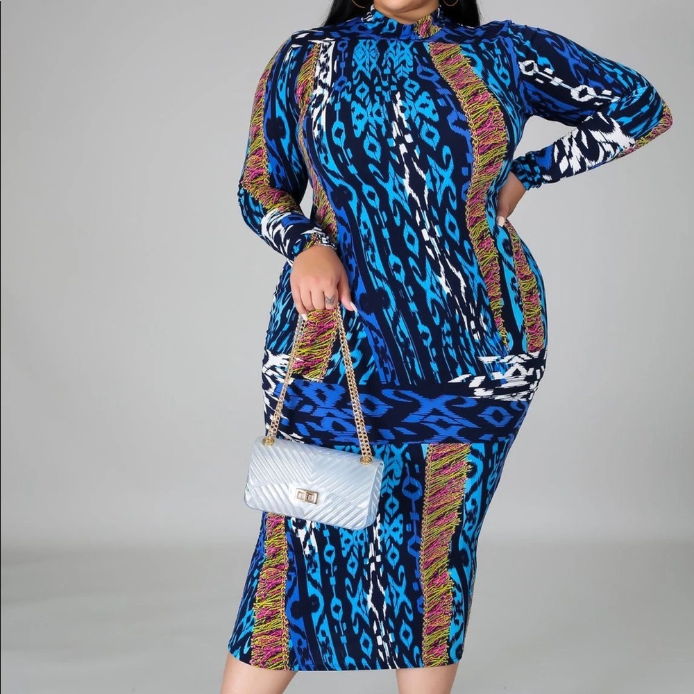🎉CLOSET BLOWOUT🎉Plus Size Midi Dress